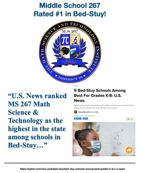 Article: MS267 is the top school in bed-stuy!