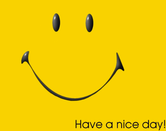 Picture: Smiley face: have a nice day!